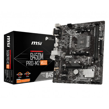 MSI B450M PRO-M2 MAX płyta główna AMD B450 Socket AM4 micro ATX