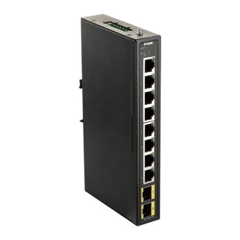 D-Link DIS-100G-10S łącza sieciowe Zarządzany Gigabit Ethernet (10 100 1000) Czarny