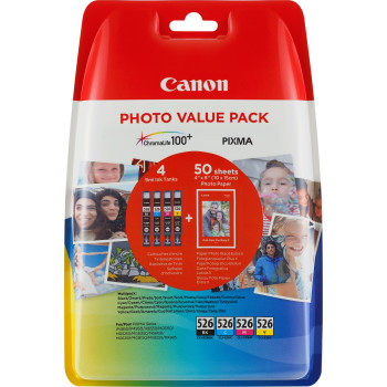 Canon 4540B017 nabój z tuszem 4 szt. Oryginalny Standardowa wydajność Czarny, Cyjan, Żółty, Purpurowy