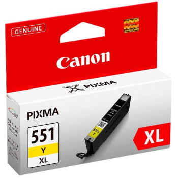 Canon CLI-551XL Y w sec nabój z tuszem 1 szt. Oryginalny Wysoka (XL) wydajność Żółty