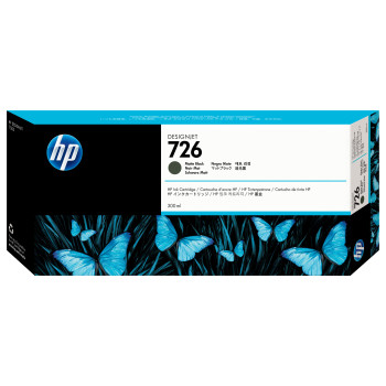 HP Czarny matowy wkład atramentowy 726 DesignJet 300 ml