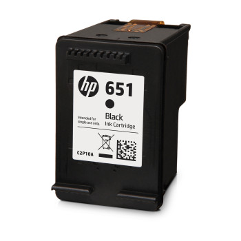 HP Oryginalny, czarny wkład atramentowy 651 Ink Advantage