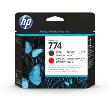 HP Głowica drukująca DesignJet 774 (atrament czarny matowy   czerwony chromatyczny)