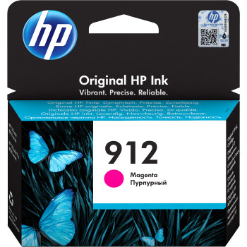 HP 912 oryginalny wkład atramentowy purpurowy