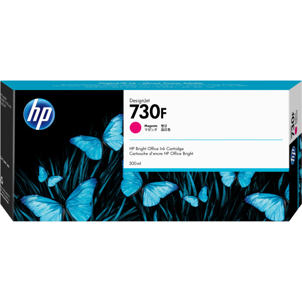 HP Wkład z atramentem purpurowym DesignJet 730F o pojemności 300 ml HP Wkład z atramentem purpurowym DesignJet 730F o pojemności 300 ml