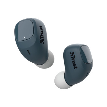 Trust Nika Compact Zestaw słuchawkowy True Wireless Stereo (TWS) Douszny Połączenia muzyka Bluetooth Niebieski