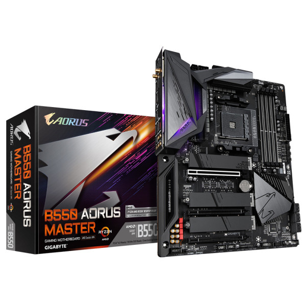 Gigabyte B550 Aorus Master AMD B550 Socket AM4 ATX Gigabyte B550 Aorus Master AMD B550 Socket AM4 ATX