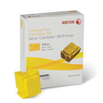 Xerox Colorqube Ink Yellow naklejka z tuszem 6 szt. 17300 stron(y)