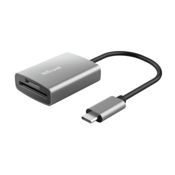 Trust 24136 czytnik kart USB 3.2 Gen 1 (3.1 Gen 1) Type-C Aluminium