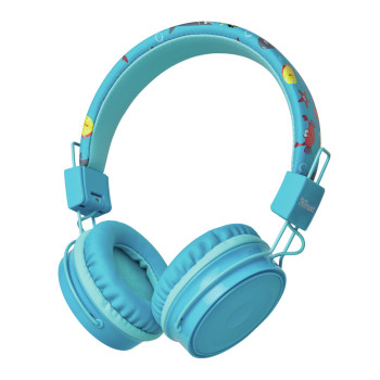 Trust 23607 słuchawki zestaw słuchawkowy Bezprzewodowy Opaska na głowę Muzyka Micro-USB Bluetooth Niebieski
