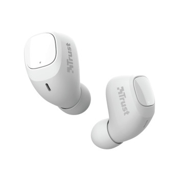 Trust Nika Compact Zestaw słuchawkowy True Wireless Stereo (TWS) Douszny Połączenia muzyka Bluetooth Biały