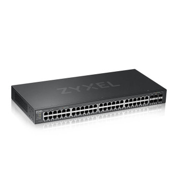 Zyxel GS2220-50-EU0101F łącza sieciowe Zarządzany L2 Gigabit Ethernet (10 100 1000) Czarny