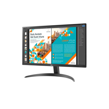 LG 24QP500-B monitor komputerowy 60,5 cm (23.8") 2560 x 1440 px Quad HD LED Czarny