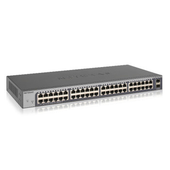 NETGEAR GS750E Zarządzany L2 Gigabit Ethernet (10 100 1000) 1U Czarny