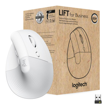 Logitech Lift for Business myszka Po prawej stronie RF Wireless + Bluetooth Optyczny 4000 DPI