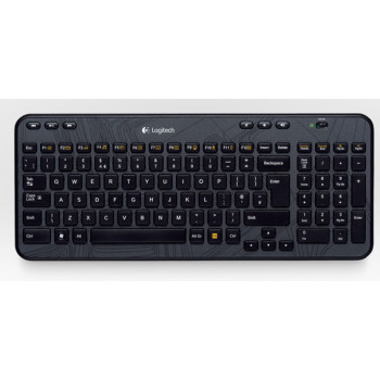 Logitech Wireless Keyboard K360 klawiatura RF Wireless QWERTZ Czeski Czarny