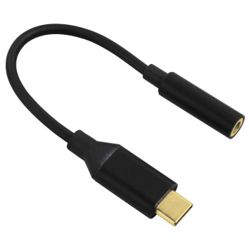 Hama 135717 kabel do telefonu Czarny USB C 3.5mm