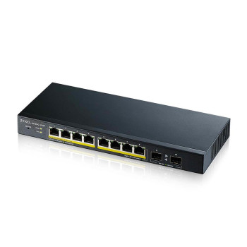 Zyxel GS1900-10HP Zarządzany L2 Gigabit Ethernet (10 100 1000) Obsługa PoE Czarny