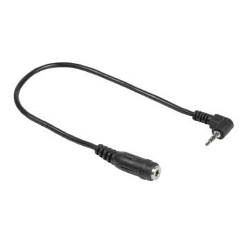 Hama Audio Adapter 2.5 mm Jack Plug Stereo-3,5 mm Jack Socket, Stereo kabel audio 3.5mm 2.5mm Czarny