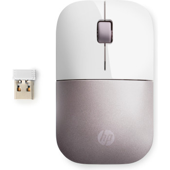 HP Mysz bezprzewodowa Z3700 (biała różowa)