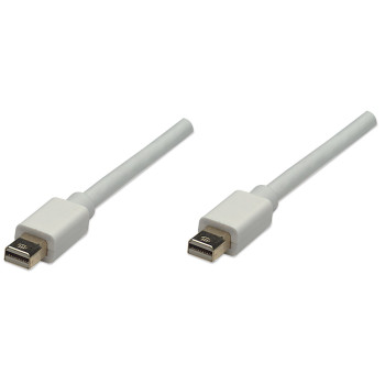 Manhattan 324632 kabel DisplayPort 2 m Mini DisplayPort Biały