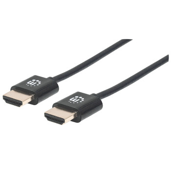 Manhattan 394369 kabel HDMI 1,8 m HDMI Typu A (Standard) Czarny