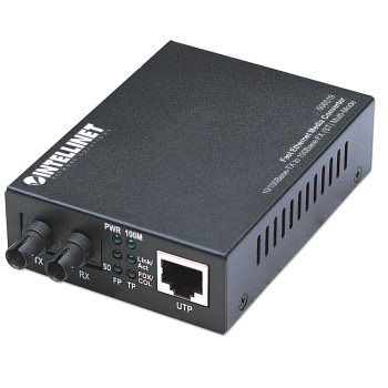 Intellinet 506519 konwerter sieciowy 100 Mbit s 1310 nm Multifunkcyjny Czarny