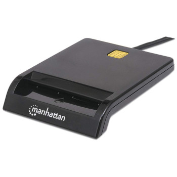 Manhattan 102049 czytnik do kart chipowych Wewnętrzna USB USB 2.0 Czarny