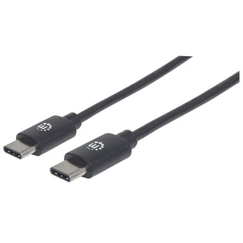 Manhattan 353342 kabel USB 1 m USB 2.0 USB C Czarny