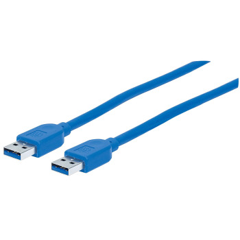Manhattan 354295 kabel USB 1,8 m USB 3.2 Gen 1 (3.1 Gen 1) USB 3.0 Type-A Niebieski