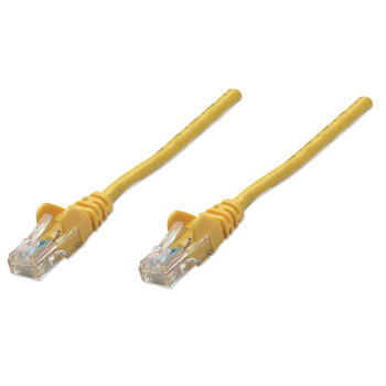Intellinet RJ-45 M M, 20m kabel sieciowy Żółty Cat5e U UTP (UTP)