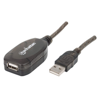 Manhattan 150958 kabel USB 20 m USB 2.0 USB A Czarny