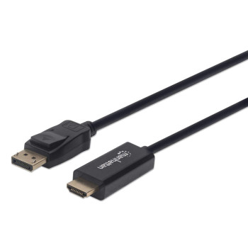 Manhattan 153195 adapter kablowy 1 m DisplayPort HDMI Czarny