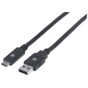 Manhattan 354974 kabel USB 2 m USB 3.2 Gen 1 (3.1 Gen 1) USB C USB A Czarny