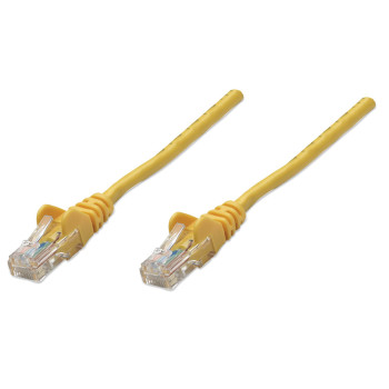 Intellinet RJ-45, M M, 5m kabel sieciowy Żółty Cat5e U UTP (UTP)