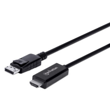Manhattan 153218 adapter kablowy 3 m DisplayPort HDMI Czarny