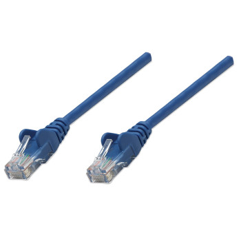 Intellinet RJ-45, M M, 10m kabel sieciowy Niebieski Cat5e U UTP (UTP)