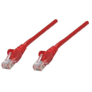 Intellinet Cat5e UTP kabel sieciowy Czerwony 0,5 m U UTP (UTP)