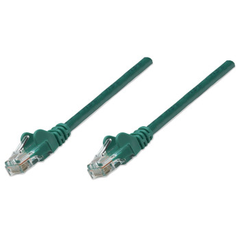 Intellinet RJ-45 M M, 2m kabel sieciowy Zielony Cat5e U UTP (UTP)