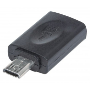 Manhattan 151481 zmieniacz płci   kabli Micro-USB 5-pin Micro-USB 11-pin Czarny