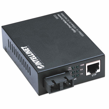 Intellinet 506533 konwerter sieciowy 1000 Mbit s 850 nm Multifunkcyjny Czarny