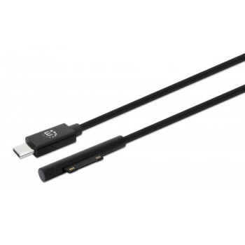 Manhattan 353632 kabel USB 1,8 m USB C Surface Connect Czarny