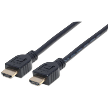 Manhattan 353939 kabel HDMI 2 m HDMI Typu A (Standard) Czarny
