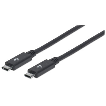 Manhattan 355223 kabel USB 1 m USB 3.2 Gen 2 (3.1 Gen 2) USB C Czarny