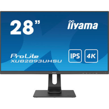 iiyama ProLite XUB2893UHSU-B1 monitor komputerowy 71,1 cm (28") 3840 x 2160 px 4K Ultra HD LED Czarny