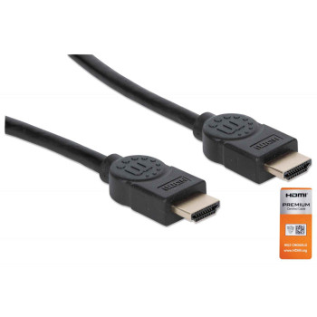 Manhattan 355346 kabel HDMI 1,8 m HDMI Typu A (Standard) Czarny