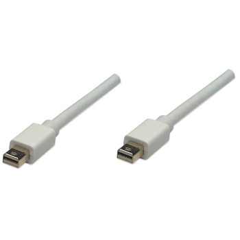 Manhattan 324557 kabel DisplayPort 1 m Mini DisplayPort Biały