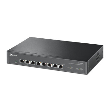 TP-Link TL-SX1008 łącza sieciowe Nie zarządzany 10G Ethernet (100 1000 10000) 1U Czarny