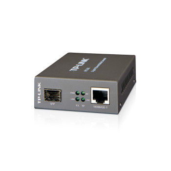 TP-Link MC220L konwerter sieciowy 1000 Mbit s Multifunkcyjny, Pojedynczy Czarny