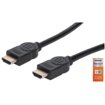 Manhattan 355360 kabel HDMI 5 m HDMI Typu A (Standard) Czarny